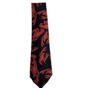 Vintage Crawdad Florence Silk Co. Tie